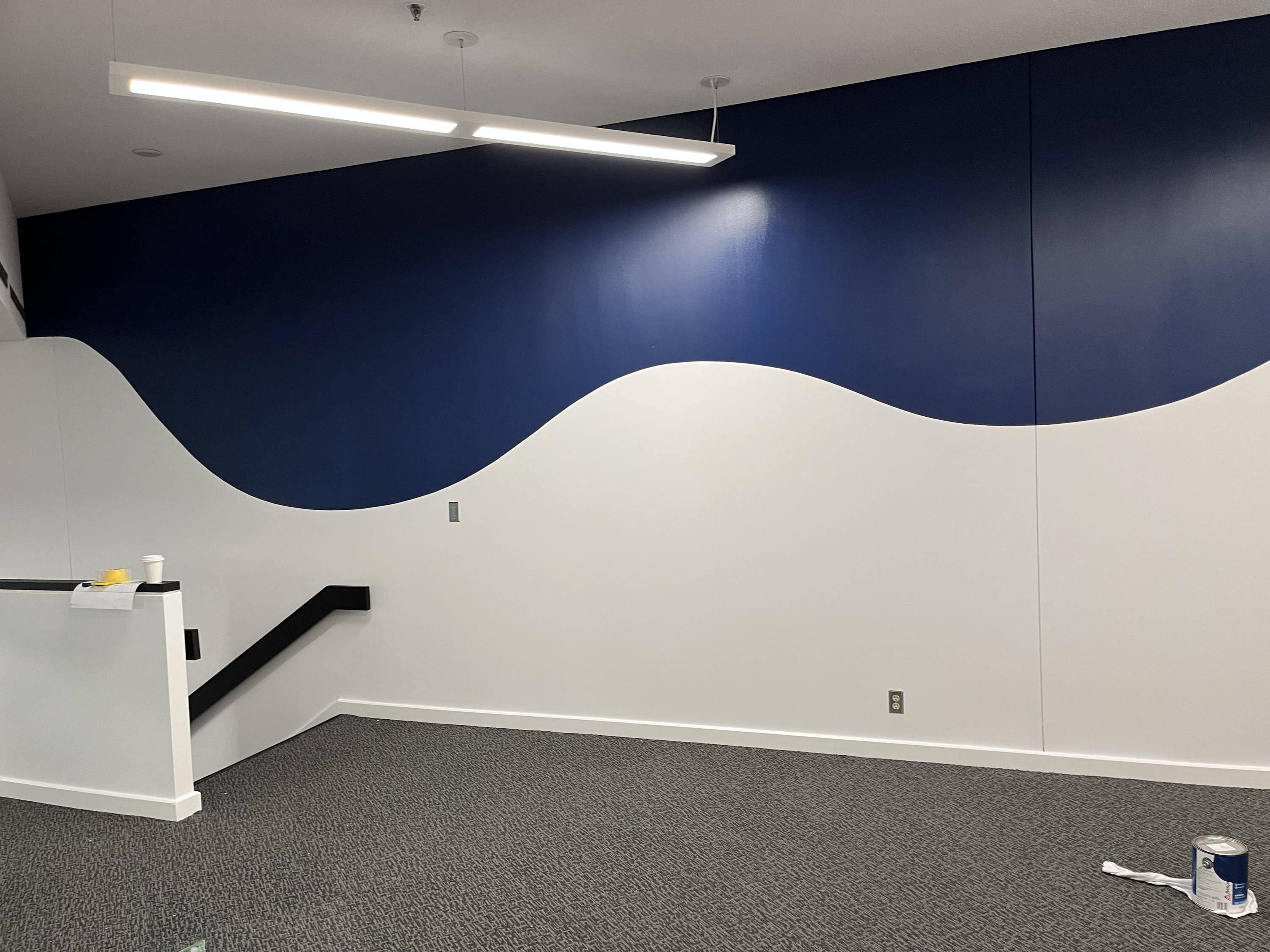 Commercial building wall