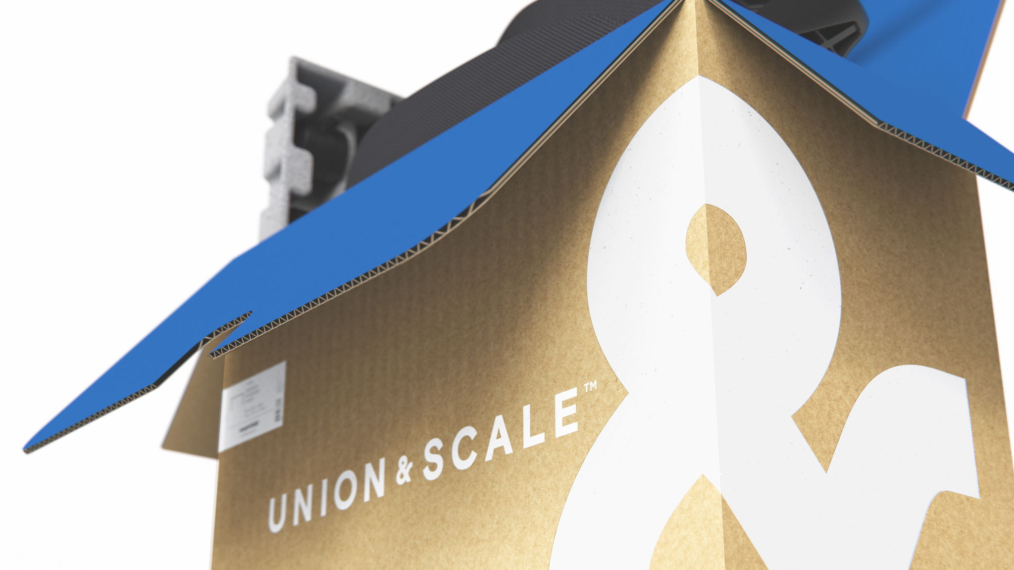 Union & Scale Workplace Furnishings Packaging System