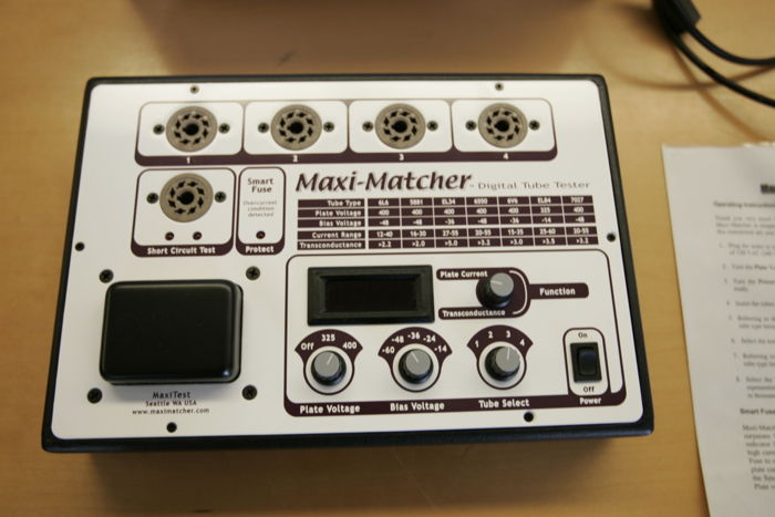 MaxiMatcher Digital Tube Tester