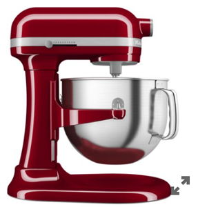 KitchenAid® 7 Quart Bowl-Lift Stand Mixer Empire Red KSM70SKXXER | KitchenAid