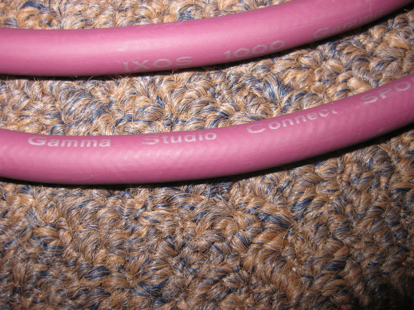 IXOS 1000 Gamma Studio  Interconnect Cable. 1 Meter. RCA.