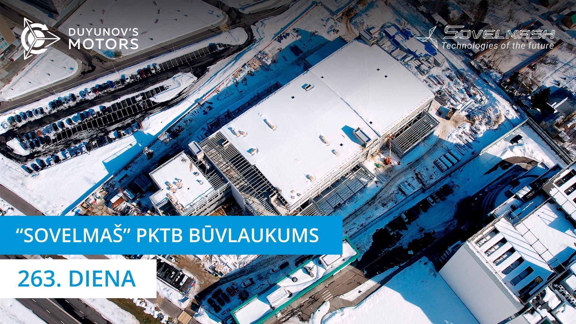 «Sovelmaš» PKTB celtniecība: jauns darbu etaps – logu montāža