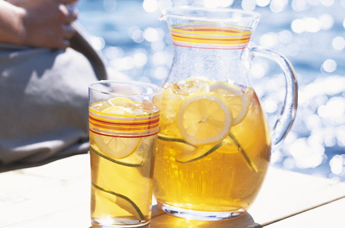 Iced Lime Green Tea