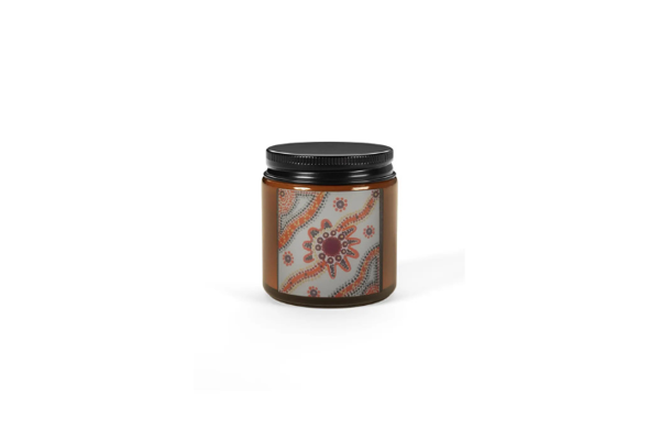 Scented Soy Candle - Atlantis Whisper, Reusable Glass Vessel - Image 4
