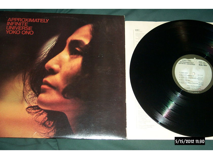 Yoko Ono - Approximately Infinite Universe 2 LP  NM  Apple Records Label
