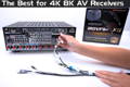 Kramer fiber hdmi av receiver connection example