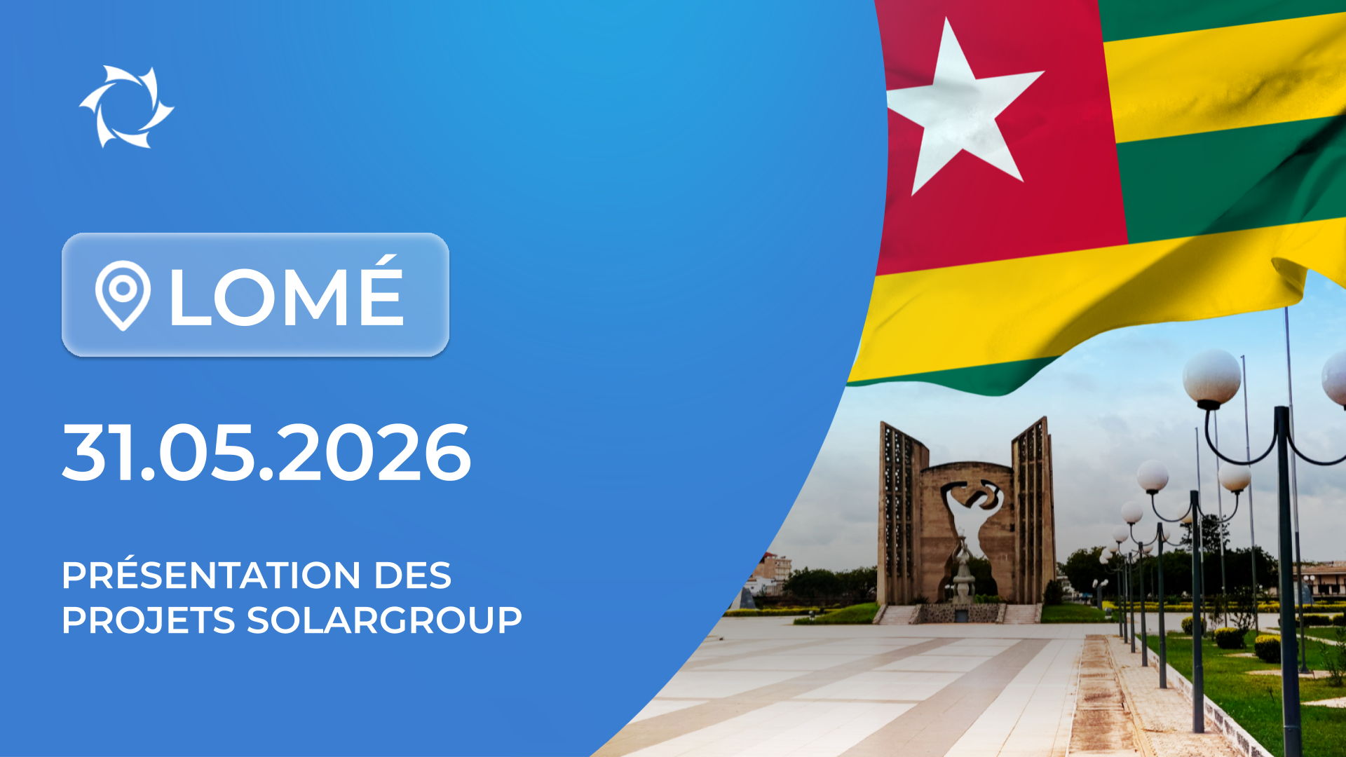 Présentation spéciale des projets SOLARGROUP à  Lomé (Togo)