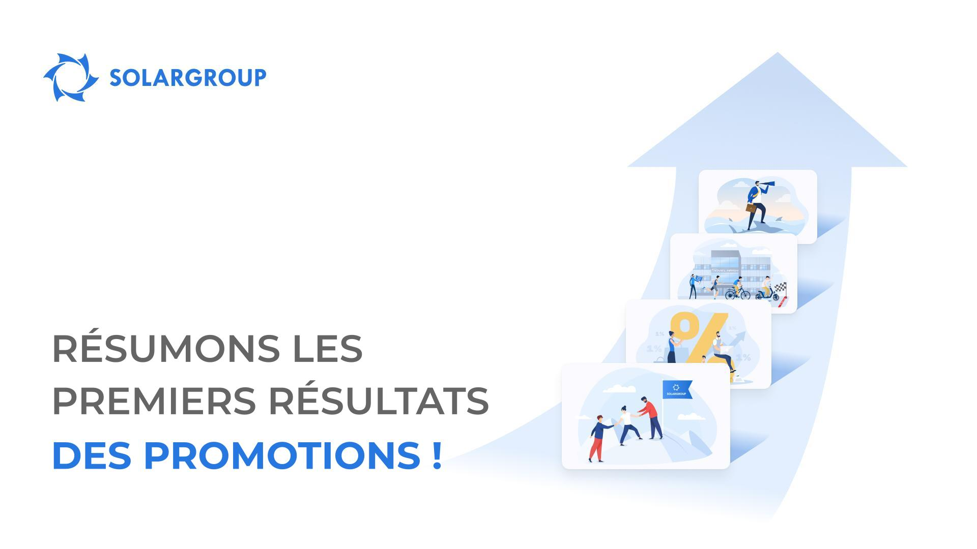 Résumons les premiers résultats des promotions !