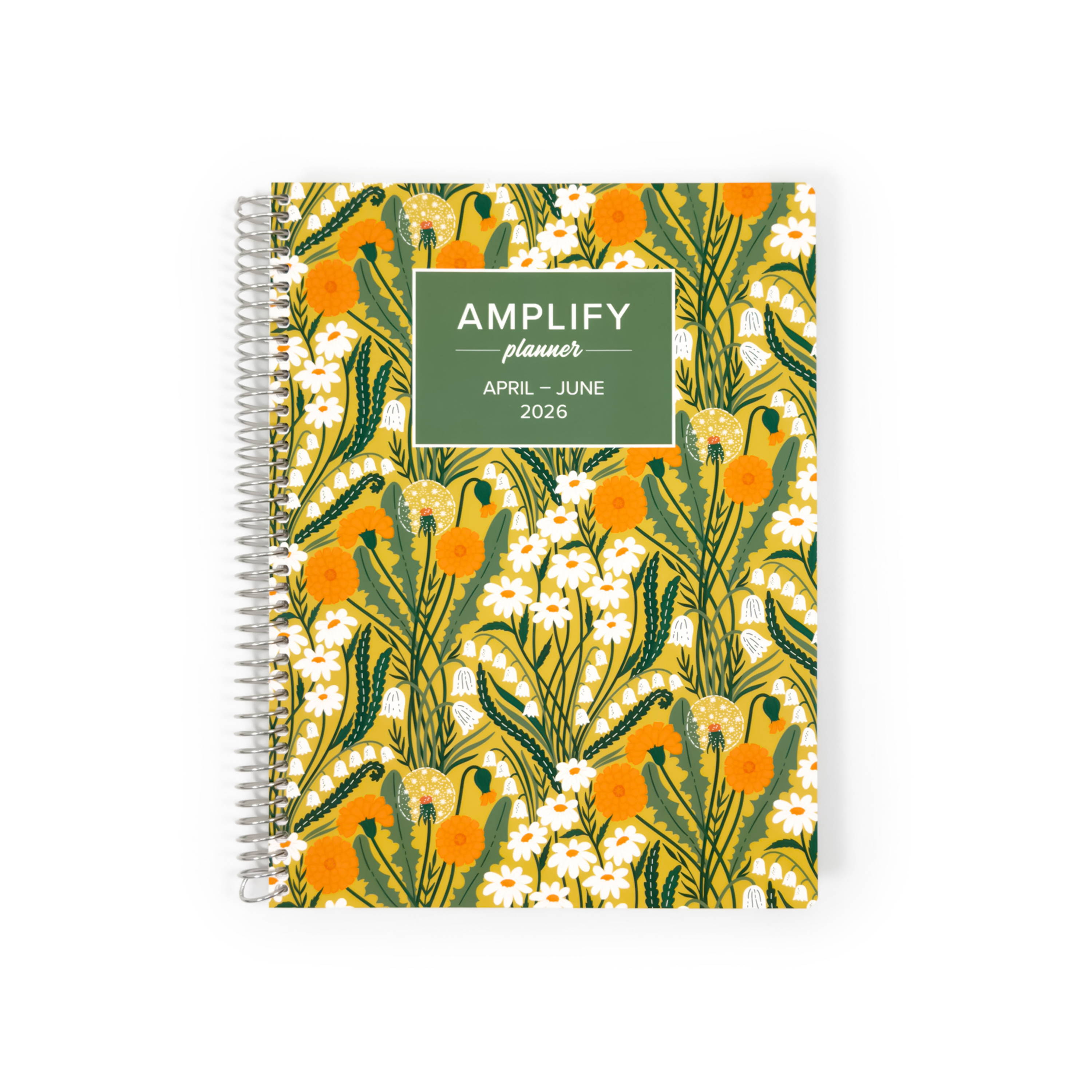 amplify planner 2025 daily planner in red