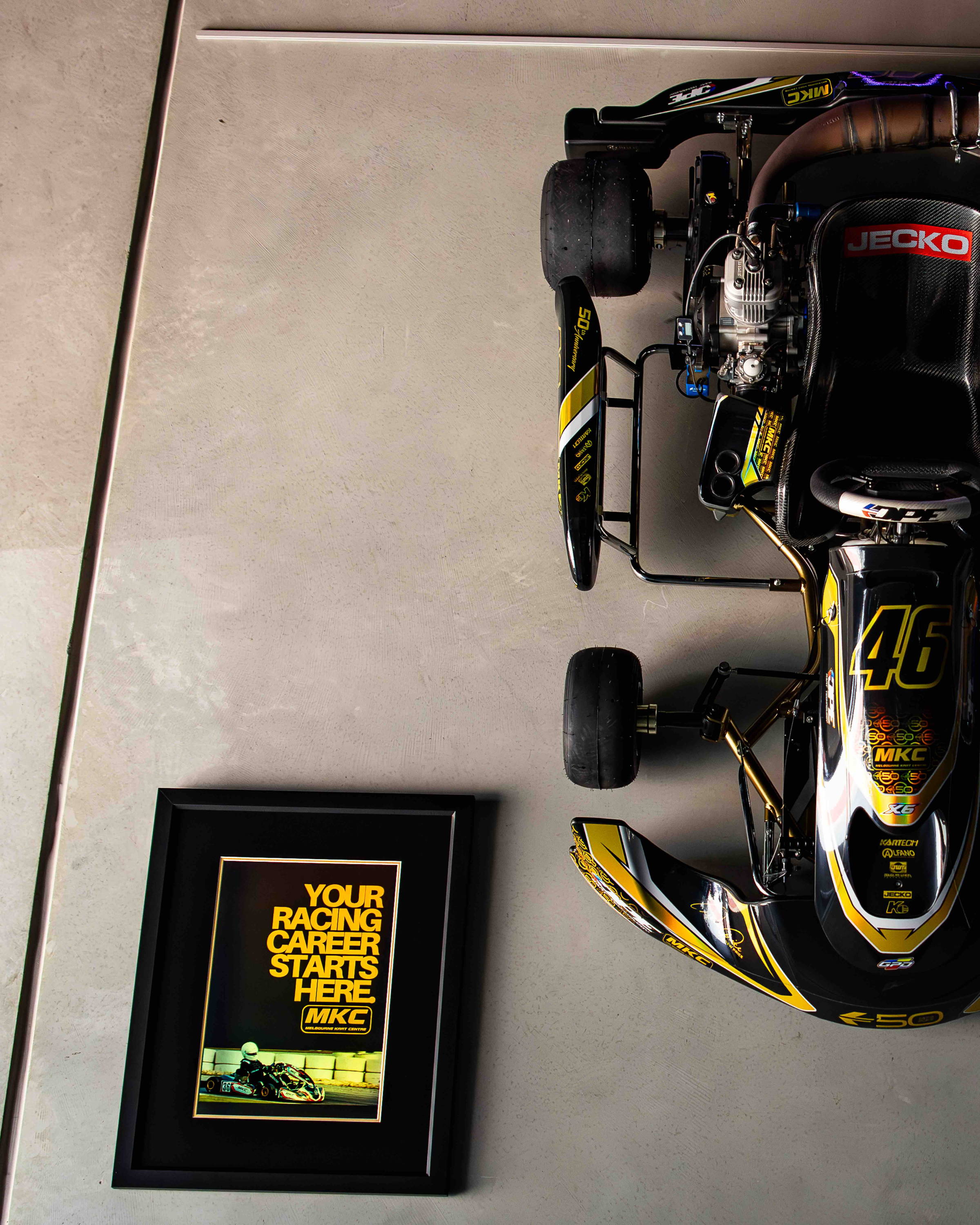 Art Installation of a Race Kart