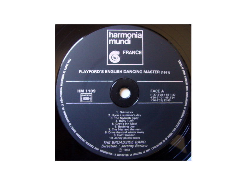 ★Audiophile★ Harmonia Mundi / BROADSIDE BAND, - Country Dances, NM!