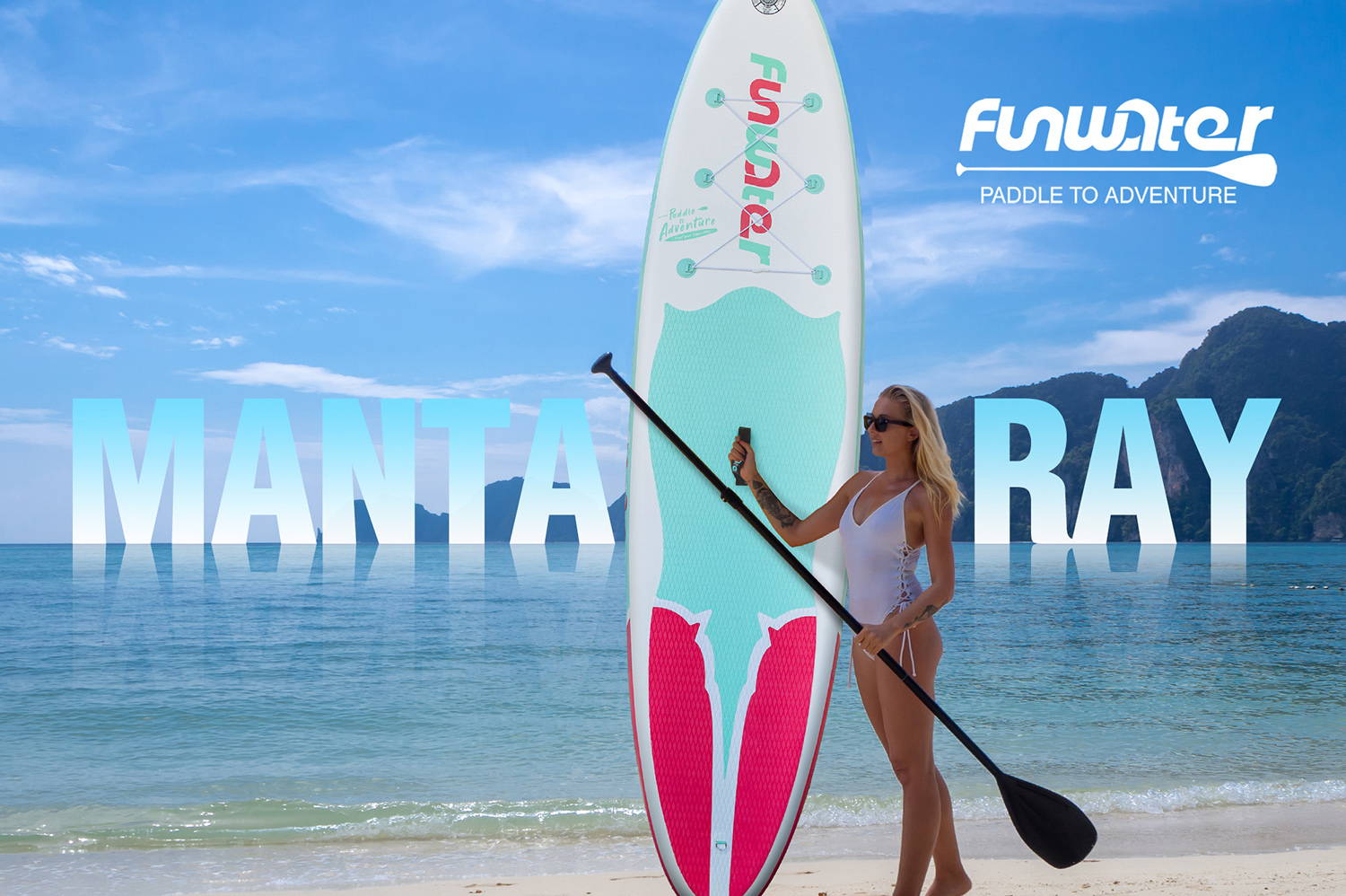 Blow Up Paddle Board Stand Out on the Water Game – FunWater SUP Board CA