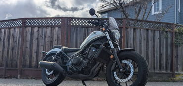 2021 HONDA REBEL 500 ABS "MATTE PEARL WHITE" motorcycle for rent near Millbrae, CA