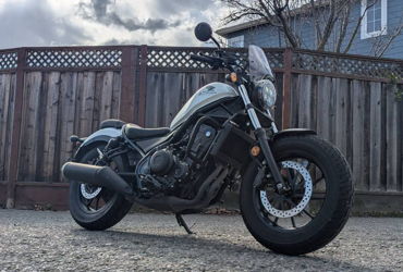 2021 HONDA REBEL 500 ABS "MATTE PEARL WHITE" motorcycle for rent near Millbrae, CA