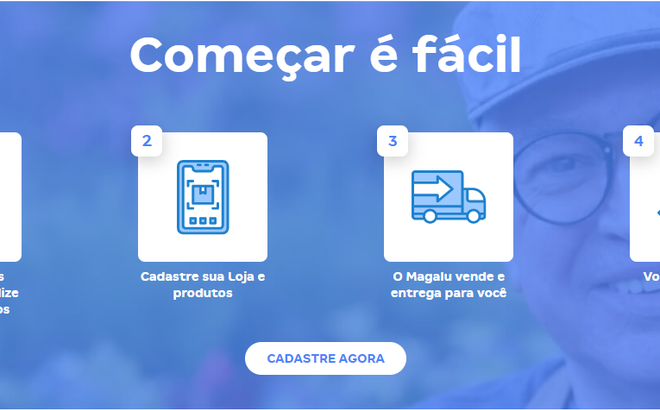 Acesse a plataforma Parceiro Magalu