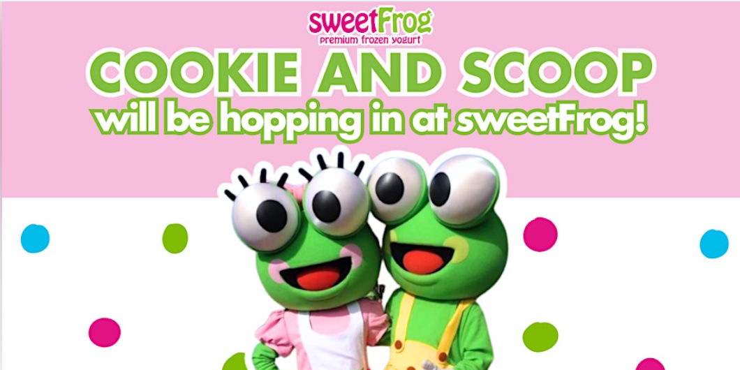 Mascot Visit at sweetFrog Catonsville promotional image