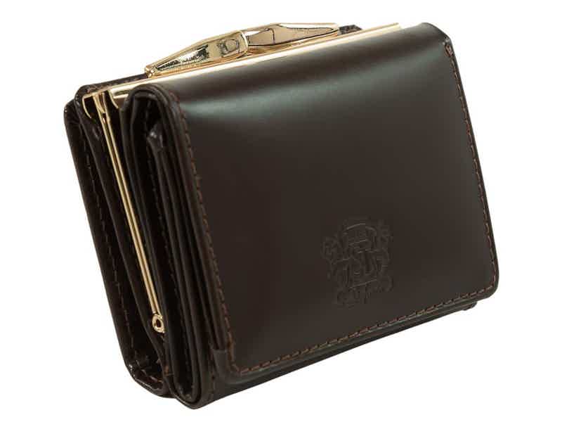 Kleine Geldbörse Damen Leder Geldbeutel rot CARINI - Bag & Leather