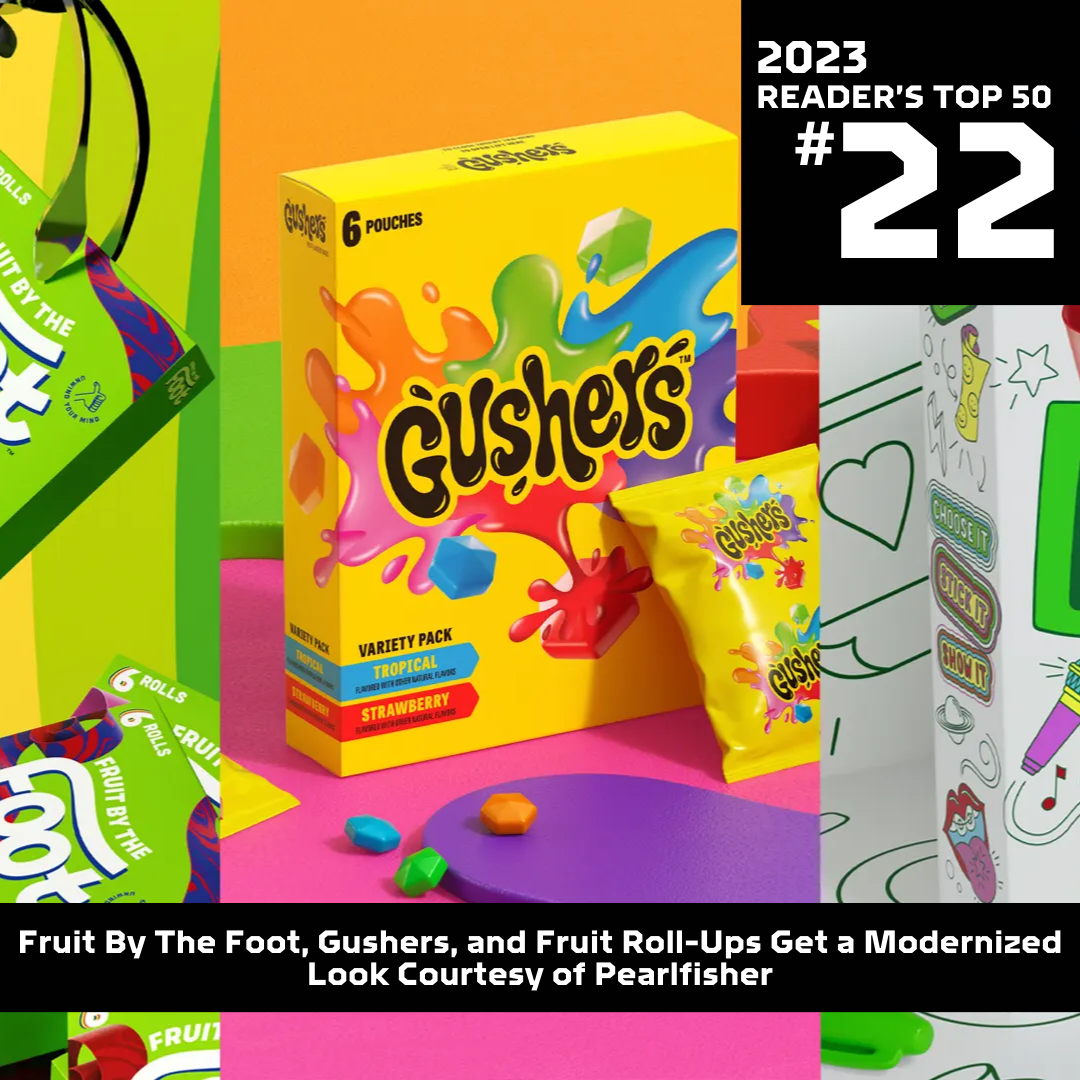 Fruit By The Foot, Gushers, and Fruit Roll-Ups Get a Modernized Look Courtesy of Pearlfisher