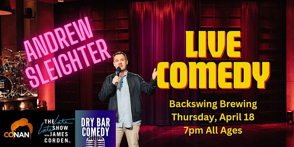 Live Comedy at Backswing Brewing! promotional image