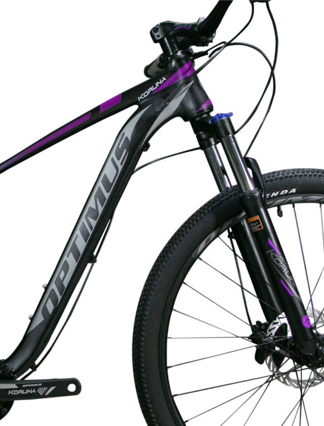Bicicleta de mujer Koruna negro morado