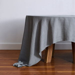 Medium Linen Tablecloth in Mineral
