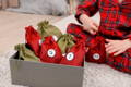 Sensory bags filled with textures for baby sensory activities