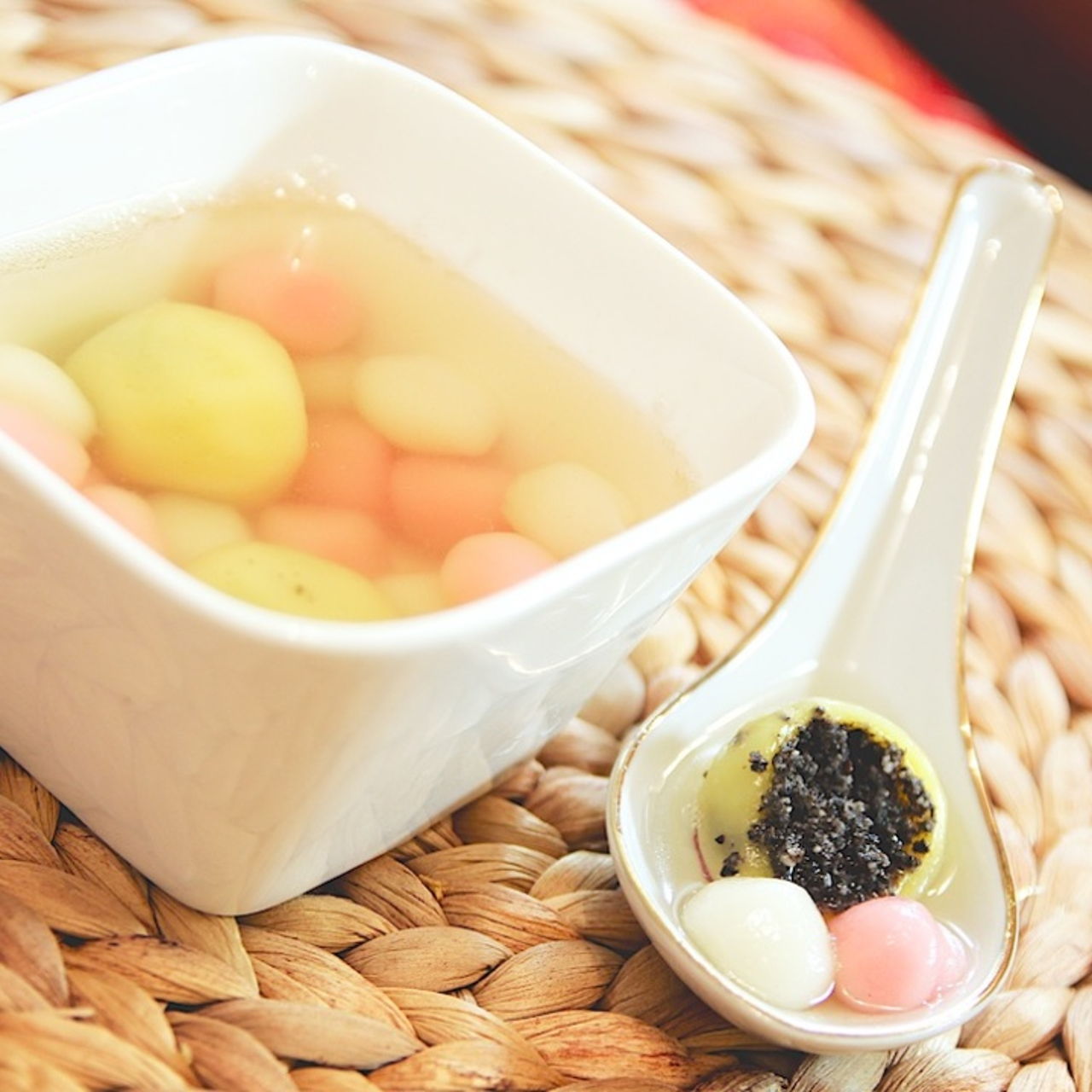 Glutinous Rice Balls Southeast Asian Recipes Nyonya Cooking This dessert (check out other nyonya desserts this little rices balls are then served with syrup but these days people are getting more creative and. glutinous rice balls