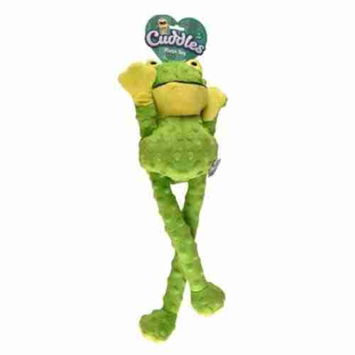Stretch Squak Anim Plush 39Cm Blue, Pink, Green