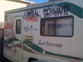 Graffiti on Camper