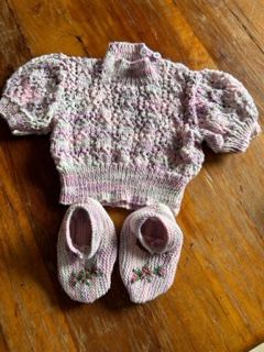 Short Sleeve Knitted Baby Top