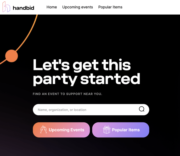 events site search