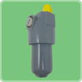 a grey device with a yellow cap