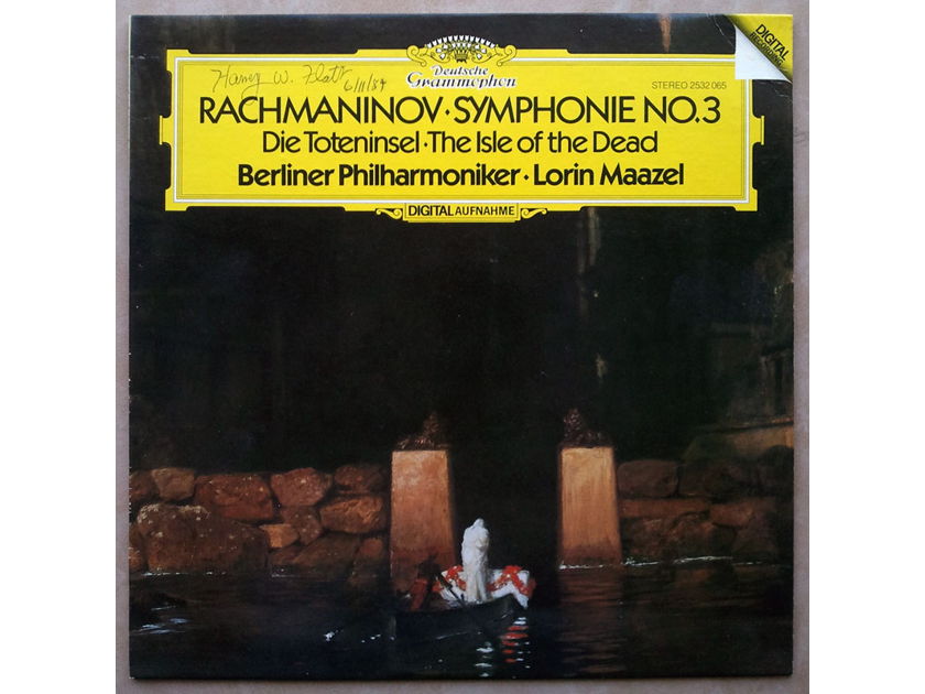 DG/Maazel/Rachmaninoff - Symphony No.3, Isle of the Dead / NM