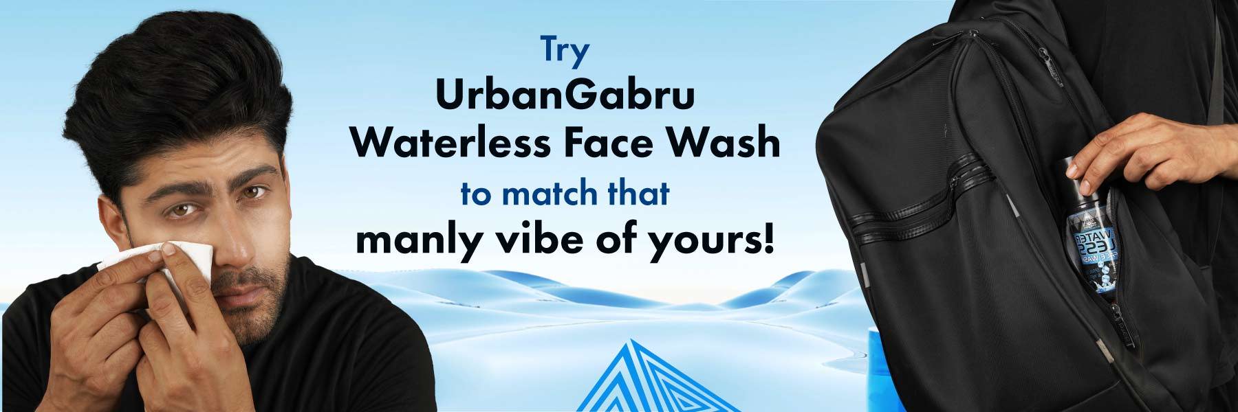 Waterless Face wash