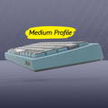 Medium profile của bàn phím cơ Filco Minila-R