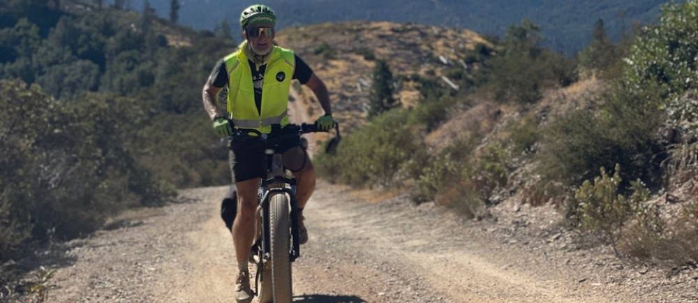 A rider is all smiles on this epic ride