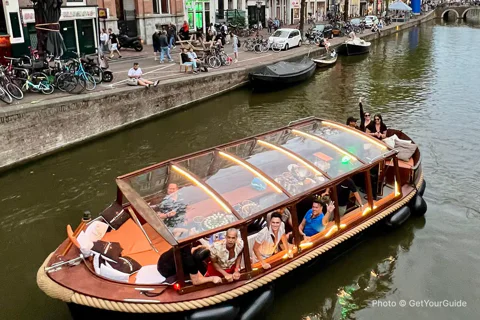 Open Boat Canal Tour with Unlimited Drinks and VIP seats Option