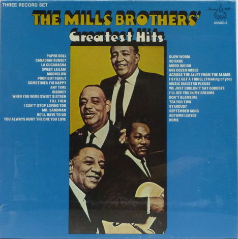 The MILLS BROTHERS - Greatest Hits, 3 LPs Perfect, Stil...