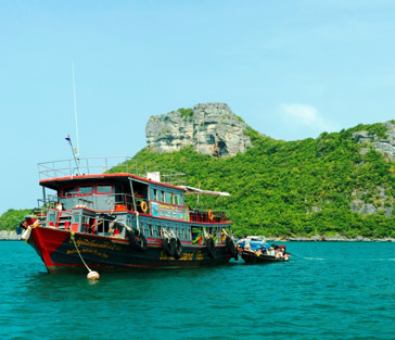 Национальный парк Анг Тонг на большом корабле