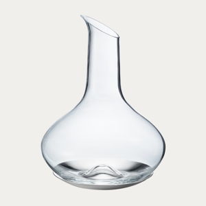 Sky glass wine carafe with steel coaster | Georg Jensen