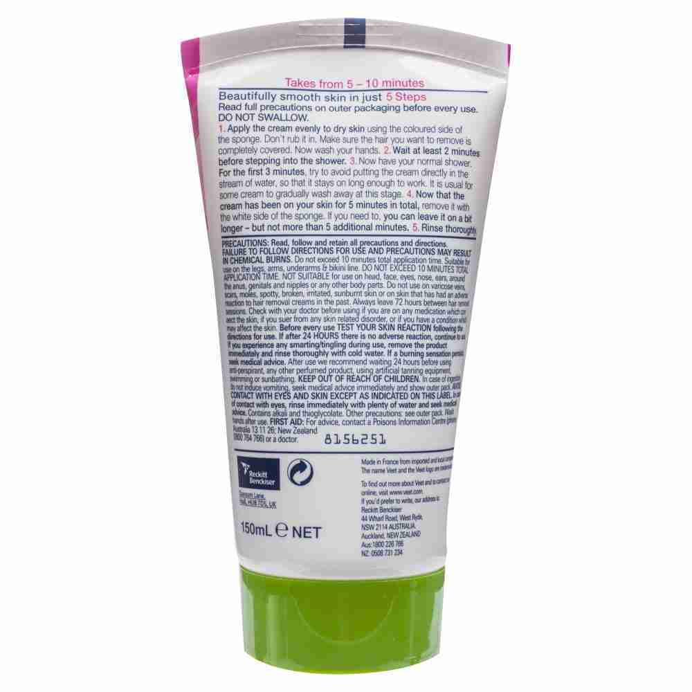 Veet Natural Inspirations Shower Cream Grape Seed Oil Hair Removal 150Ml - Image 4