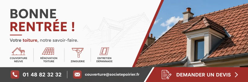 Rénovation de la couverture pour la rentrée 2026