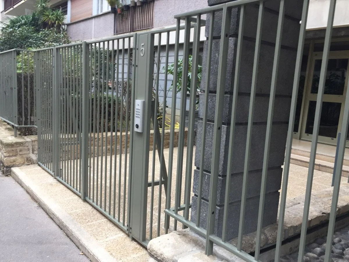Travaux de résidentialisation avec clôture et portillons (SDC du 3-5 Jules Simon / Loiselet & Daigremont) en Île-de-France — TELEANTEN