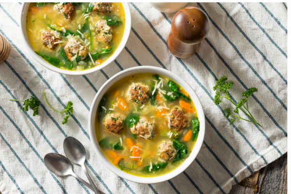 Photo of Italian Wedding Soup with Mini Meatballs (4 SVGS)