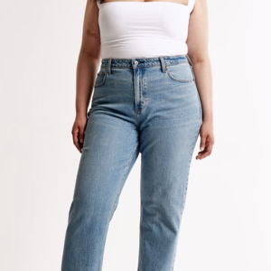 High Rise Vintage Straight Jean - Size 30, Regular, Medium Color