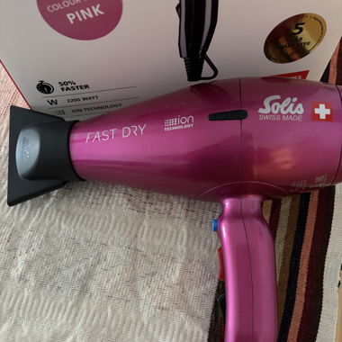 Sèche cheveux Solis rose 