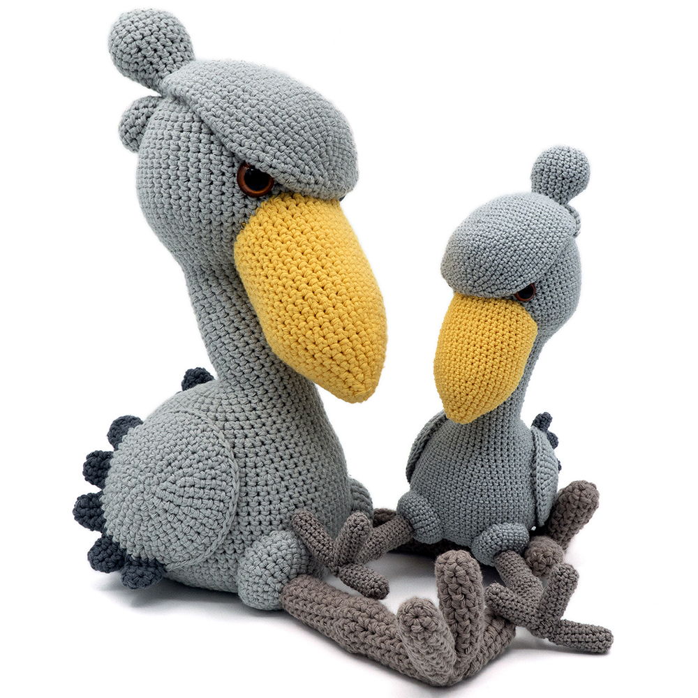 Amigurumi schoenbekooievaar