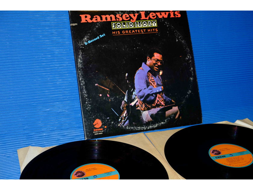 RAMSEY LEWIS  - "Solid Ivory /Greatest Hits" - Chess Records 1976 1st pressing 2 LP's