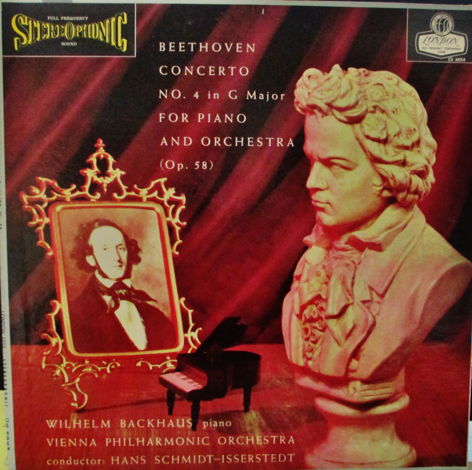 WILLIAM BACKHAUS (CLASSICAL LP) - BEETHOVEN PIANO CONCE...