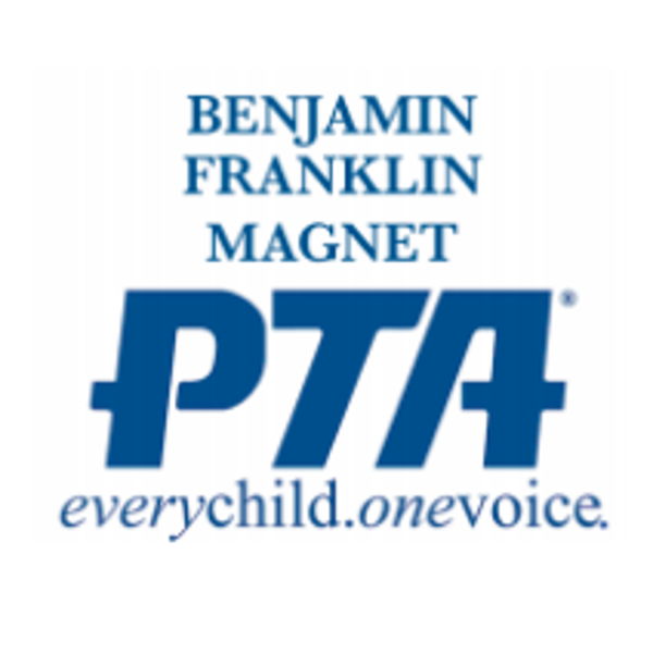 Benjamin Franklin Magnet PTA logo
